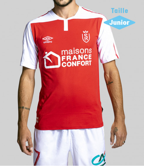 STADE DE REIMS HOME REPLICA JUNIOR 2020/2021 STADE DE REIMS HOME REPLICA JUNIOR 2020/2021