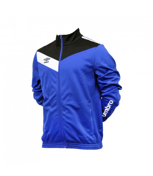 VESTE TEAMWEAR BLEU ROYAL NOIR BLANC HOMME