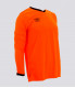 MAILLOT MANCHES LONGUES CUP ORANGE FLUO NOIR JUNIOR