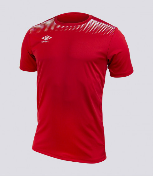 T-SHIRT TEAMWEAR ROUGE BLANC HOMME