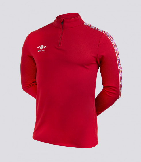 T-SHIRT MANCHES LONGUES TEAMWEAR ROUGE HOMME