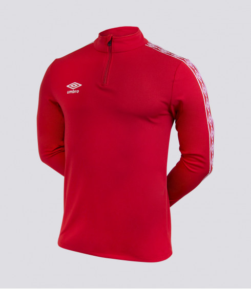 T-SHIRT MANCHES LONGUES TEAMWEAR ROUGE JUNIOR