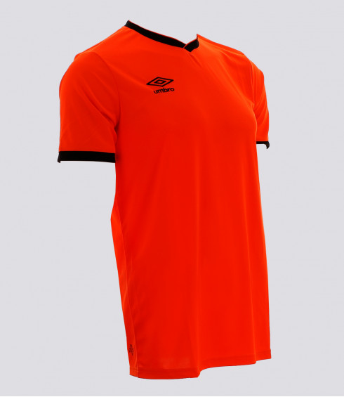 MAILLOT CUP ORANGE FLUO NOIR JUNIOR