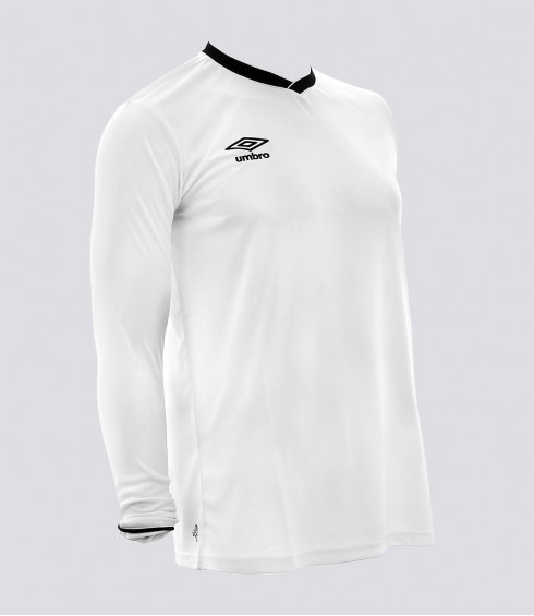 MAILLOT MANCHES LONGUES CUP BLANC NOIR JUNIOR MAILLOT MANCHES LONGUES CUP BLANC NOIR JUNIOR