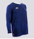 MAILLOT MANCHES LONGUES CUP MARINE BLANC JUNIOR
