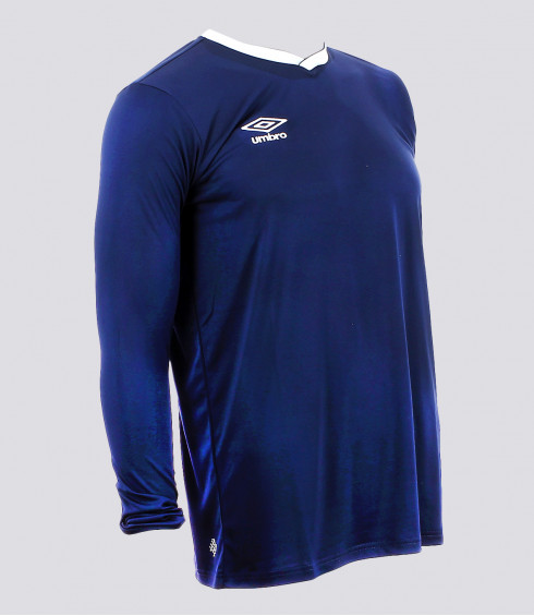 MAILLOT MANCHES LONGUES CUP MARINE BLANC JUNIOR MAILLOT MANCHES LONGUES CUP MARINE BLANC JUNIOR