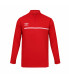 SWEAT PRO TRAINING 1/2 ZIP ROUGE/BLANC