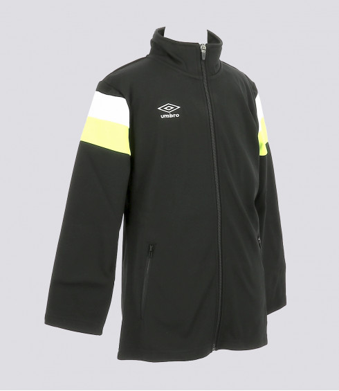 VESTE TEAMWEAR NOIR JAUNE FLUO BLANC JUNIOR
