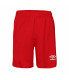 SHORT DE FOOTBALL ROUGE