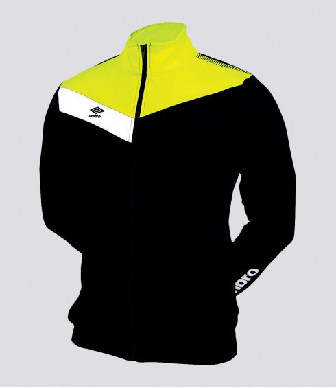VESTE  NOIR JAUNE FLUO BLANC