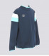 T-SHIRT MANCHES LONGUES COL MONTANT MARINE CIEL BLANC JUNIOR