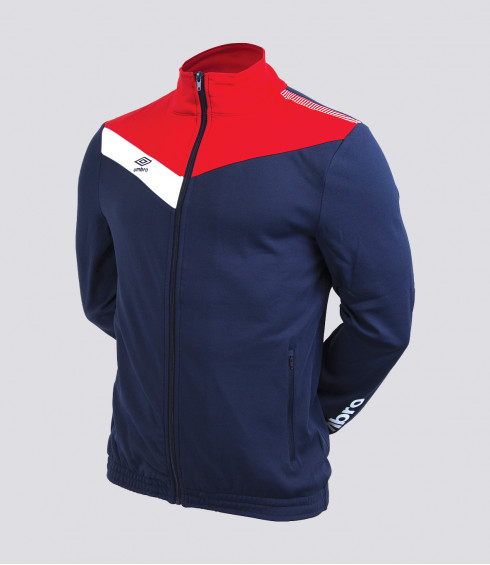 VESTE TEAMWEAR MARINE ROUGE BLANC HOMME