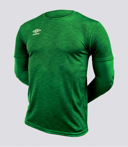 T-SHIRT DE SPORT MANCHES LONGUES VERT CHINE HOMME T-SHIRT DE SPORT MANCHES LONGUES VERT CHINE HOMME