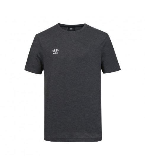 T-SHIRT NOIR CHINE HOMME