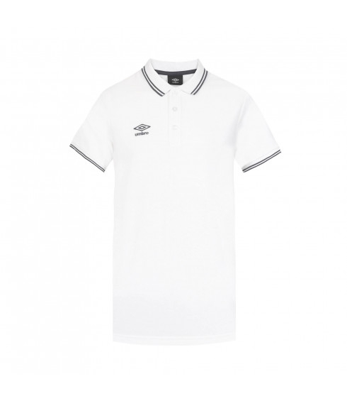 POLO COTON PIQUE BLANC INDIGO