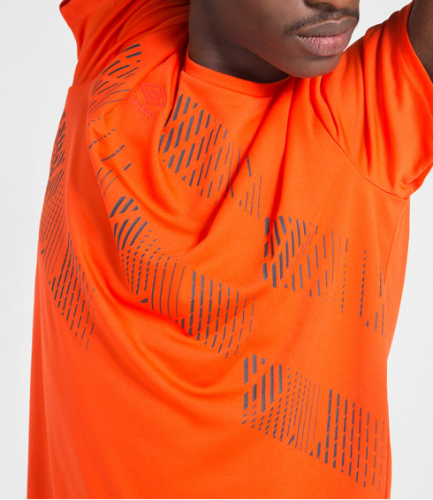 t shirt orange homme