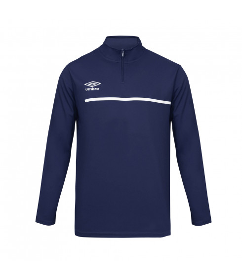 SWEAT PRO TRAINING 1/2 ZIP MARINE / BLANC