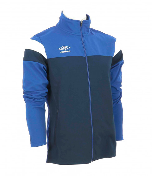 VESTE TEAMWEAR BLEU ROYAL MARINE BLANC JUNIOR