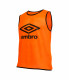 CHASUBLE DE SPORT TEAMWEAR ORANGE FLUO NOIR