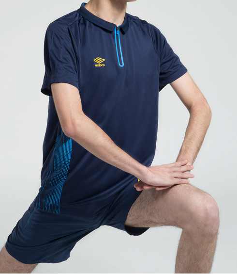 POLO TRAINING MARINE HOMME