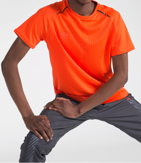 T-SHIRT GRAPHIC TRAINING ORANGE HOMME