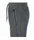 PANTALON DE JOGGING GRIS CHINE FONCE HOMME