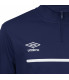 T-SHIRT MANCHES LONGUES TEAMWEAR MARINE BLANC HOMME