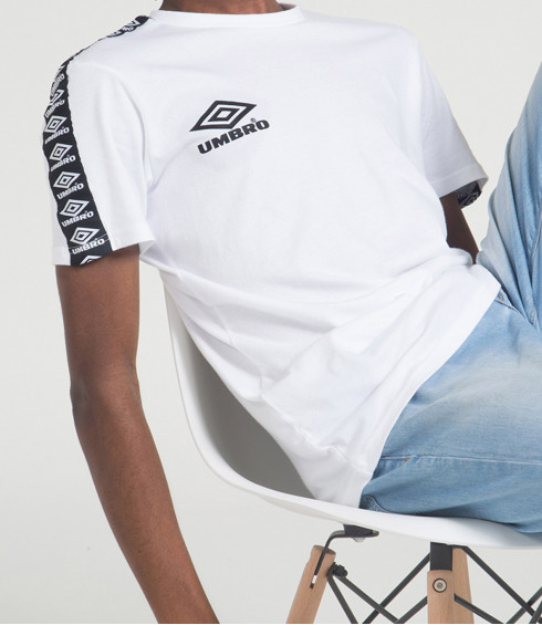 T-SHIRT COTON BANDE TISSEE STREET BLANC ET NOIR MIXTE T-SHIRT COTON BANDE TISSEE STREET BLANC ET NOIR MIXTE