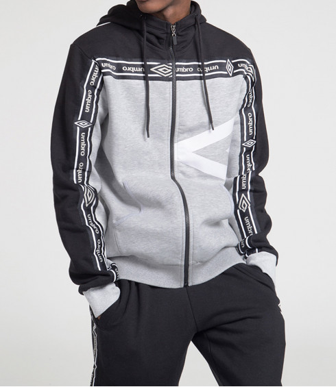 SWEAT A CAPUCHE ZIPPEE AUTHENTIC GRIS CHINE SWEAT A CAPUCHE ZIPPEE AUTHENTIC GRIS CHINE