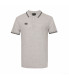 POLO GRIS CHINE CLAIR HOMME