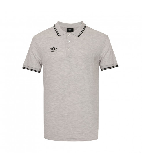 POLO GRIS CHINE CLAIR HOMME