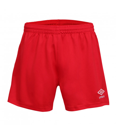 RUGBY SHORT ROUGE BLANC HOMME