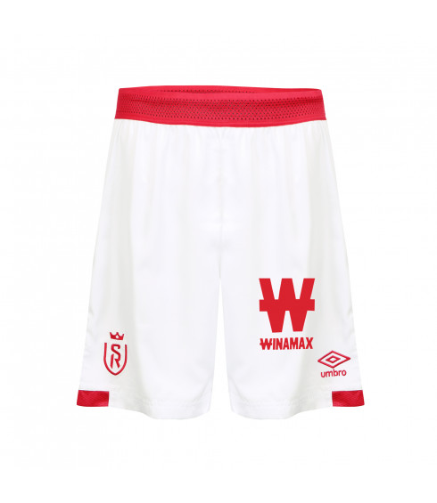 SDR HOME SHORT BLANC ROUGE