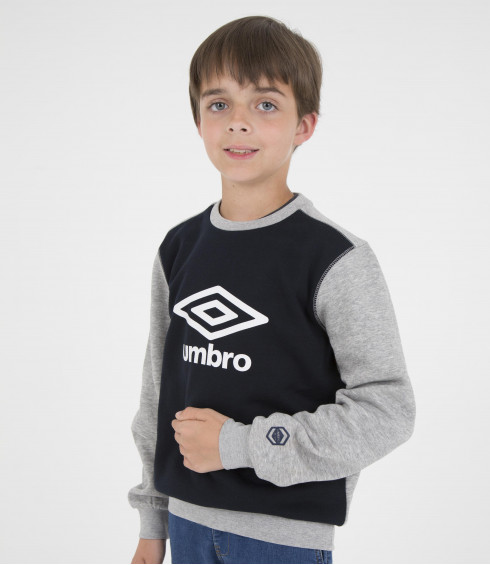 PULL COL ROND BIG LOGO NOIR - JUNIOR PULL COL ROND BIG LOGO NOIR - JUNIOR