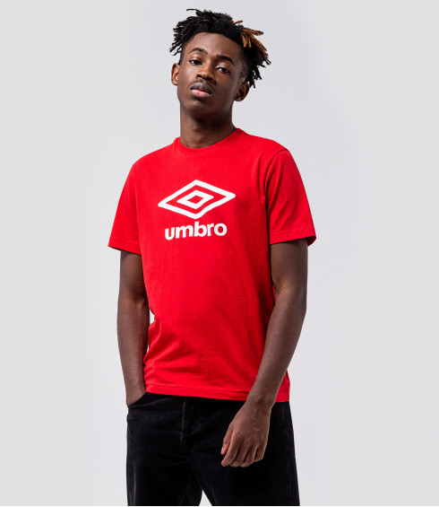 T-SHIRT COTON BIG LOGO ROUGE HOMME T-SHIRT COTON BIG LOGO ROUGE HOMME