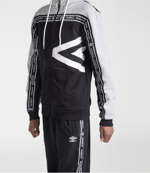 VESTE A CAPUCHE ZIPPÉE NOIR HOMME VESTE A CAPUCHE ZIPPÉE NOIR HOMME