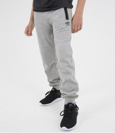 PANTALON DE JOGGING MOLLETON GRIS JUNIOR