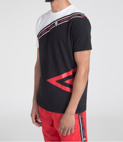 T-SHIRT COTON BICOLORE AUTHENTIC BLANC ET NOIR T-SHIRT COTON BICOLORE AUTHENTIC BLANC ET NOIR