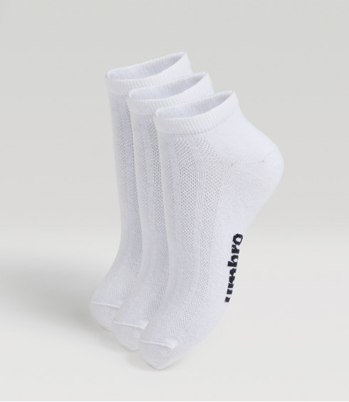 CHAUSSETTES INVISIBLES X3 BLANC